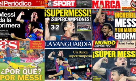 Hiszpańska prasa wychwala Messiego, oskarża Mourinho