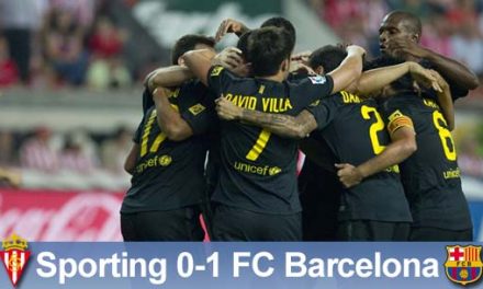 Minimalne zwycięstwo, Sporting – Barcelona 0:1
