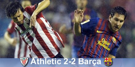 Niezastąpiony Messi daje remis: Bilbao – Barça 2:2