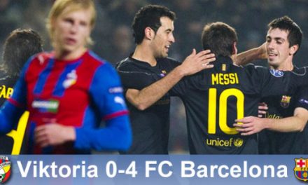 Hat-trick Messiego daje awans; Pilzno – Barcelona 0:4