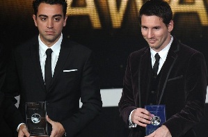Messi pierwszy, Xavi trzeci, Iniesta czwarty