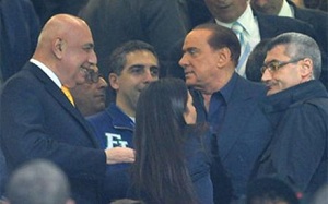 Berlusconi pogratulował Guardioli na San Siro