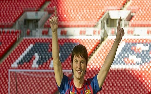 Leo Messi jest już na Wembley