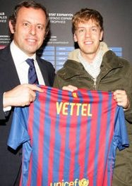 Vettel: Messi to bardzo skromny facet