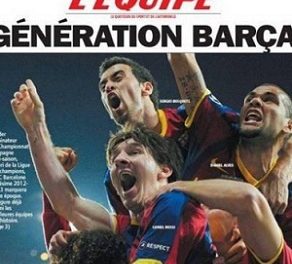 L”Équipe nazywa Barçę „drużyną epoki”