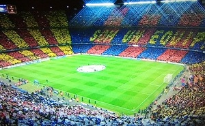 Spektakularna mozaika na Camp Nou