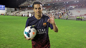 Pierwszy hat-trick Pedro dla Barçy