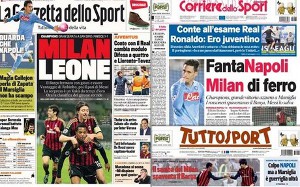 Włoska prasa po meczu z Milanem