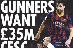 Arsenal skłonny zapłacić 43 miliony za Cesca