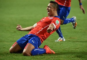 Alexis prowadzi Chile do wygranej