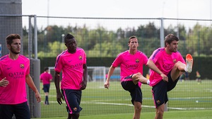 Barça B odbyła pierwszy trening w sezonie 2014/15