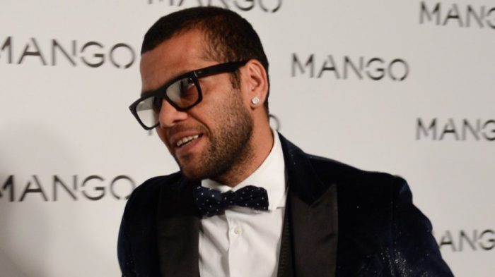 Dani Alves na pokazie mody