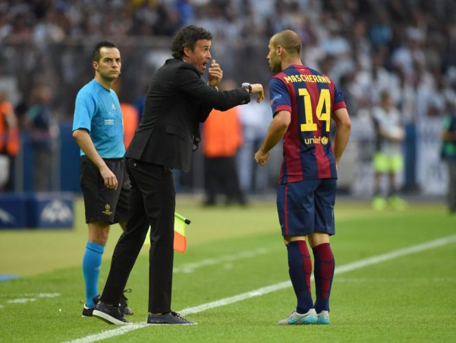 Mascherano i Luis Enrique