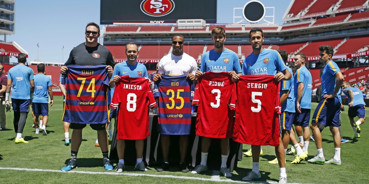 Piłkarze spotkali się z San Francisco 49ers