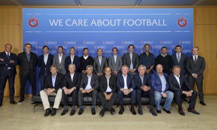 Luis Enrique na forum trenerów UEFA