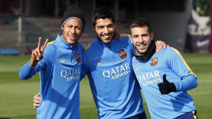 Neymar, Suarez i Alba