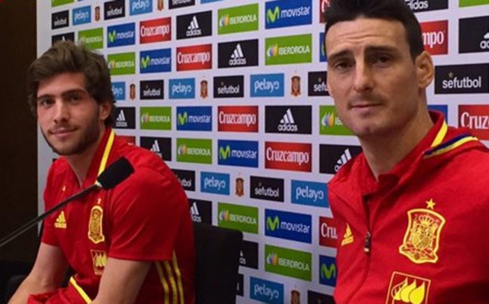 Sergi Roberto i Ariz Aduriz