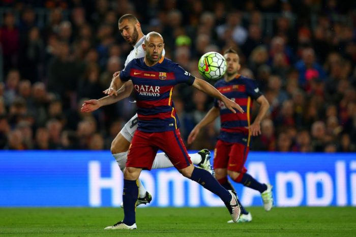 Javier Mascherano w El Clasico