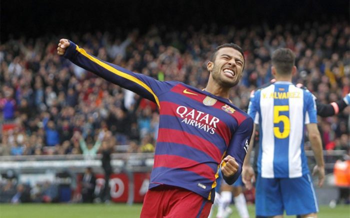 Rafinha w meczu z Espanyolem