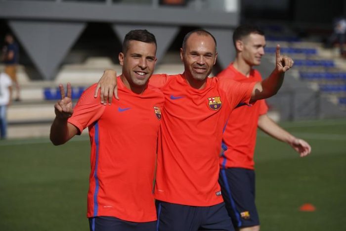 Jordi Alba i Andres Iniesta