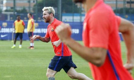Leo Messi odbył część treningu z grupą