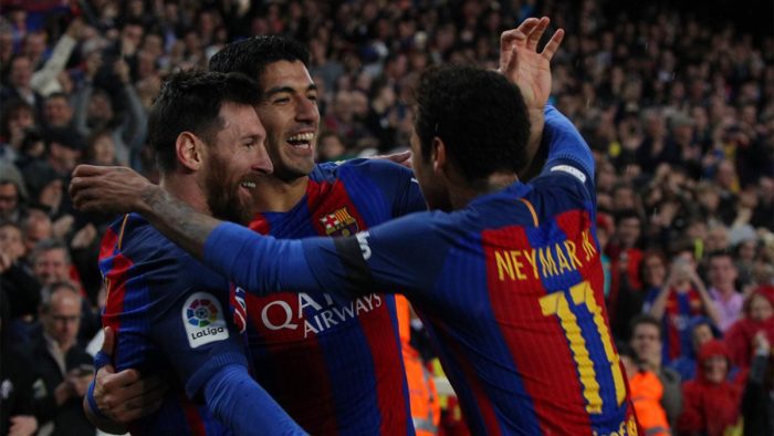 Leo Messi, Neymar, Luis Suarez